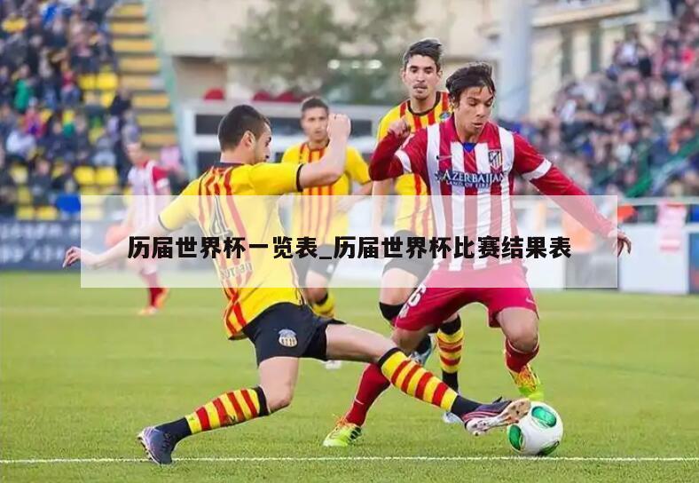 历届世界杯一览表_历届世界杯比赛结果表