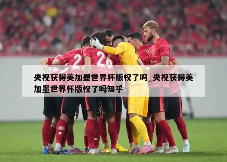 央视获得美加墨世界杯版权了吗_央视获得美加墨世界杯版权了吗知乎